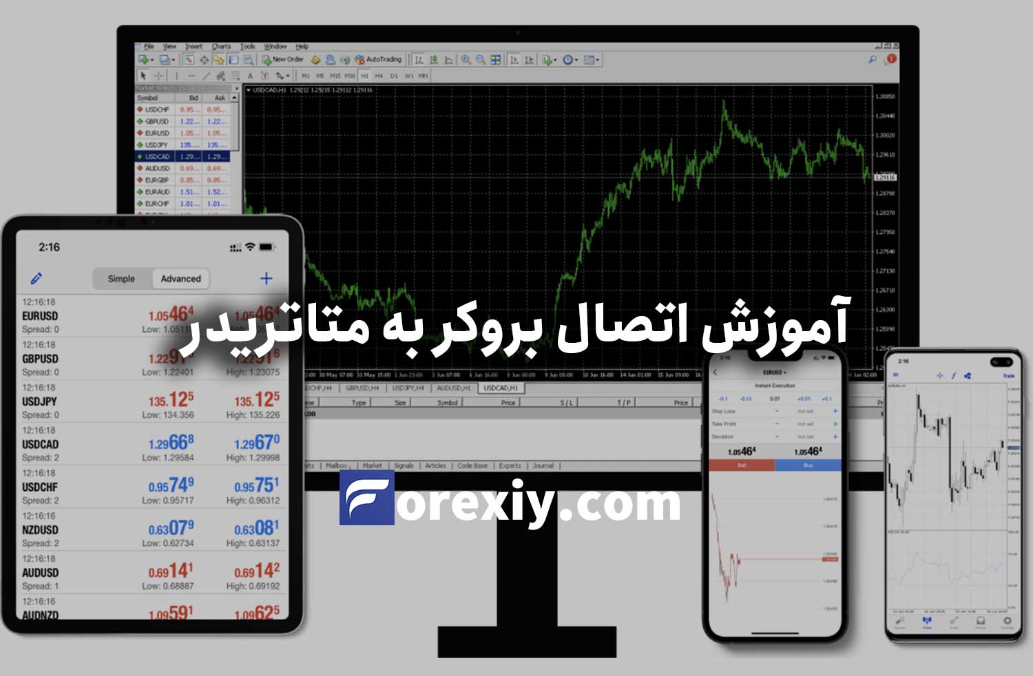 آموزش اتصال بروکر به متاتریدر
