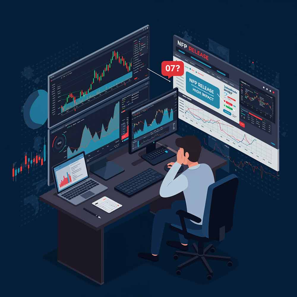 تحلیل تاریخی عملکرد NFP و واکنش بازار