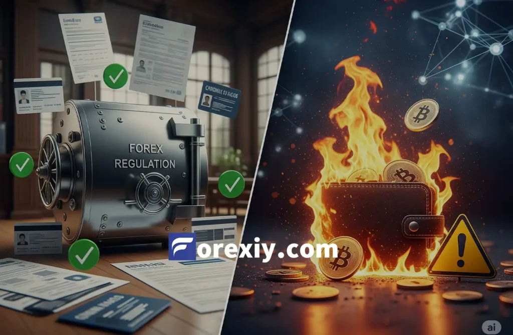 تفاوت فارکس با ارز دیجیتال از نظر قوانین و رگولاتوری